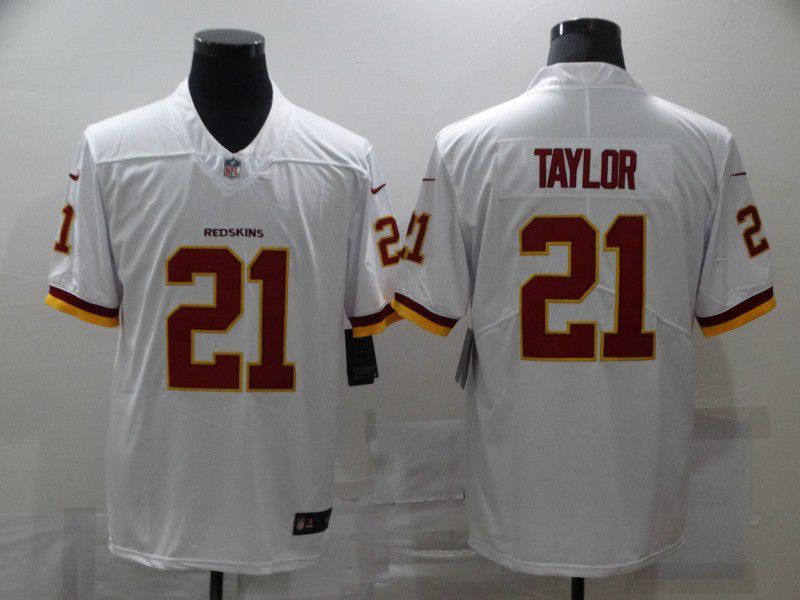 Men Washington Redskins 21 Taylor White Nike Vapor Untouchable Limited 2020 NFL Nike Jerseys